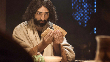 Jesús partint el pa