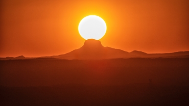 Posta de sol al desert