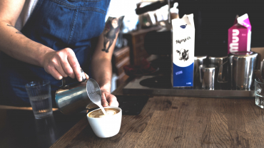 Preparant cafè