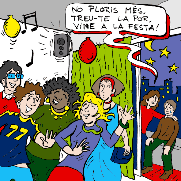 Entra a la festa!